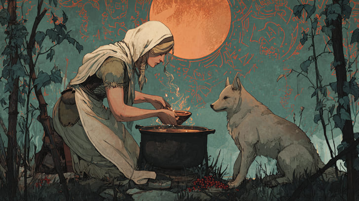 Transit Ceres Conjunction Natal Lilith Illustration