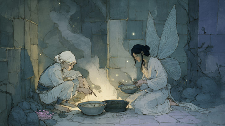 Transit Ceres Opposition Natal Psyche Illustration