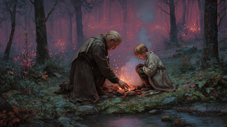 Transit Ceres Sextile Natal Chiron Illustration