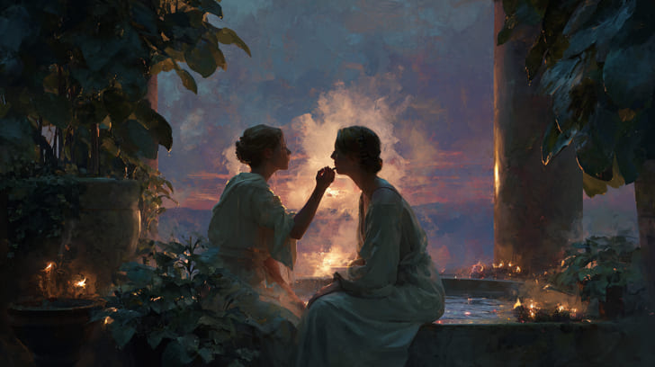 Transit Ceres Sextile Natal Eros Illustration