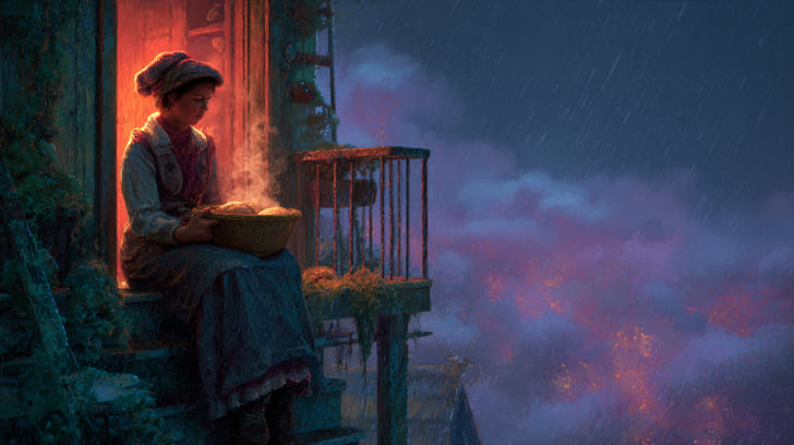 Transit Ceres Sextile Natal Moon Illustration