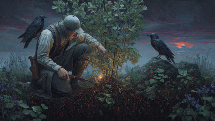 Transit Ceres Sextile Natal Pluto Illustration