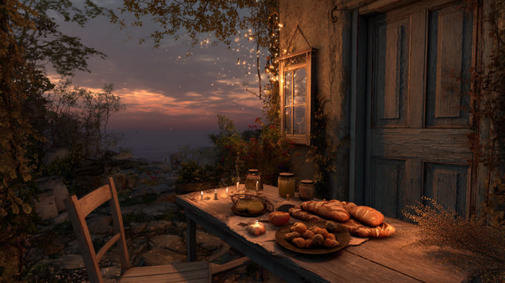 Transit Ceres Sextile Natal Sun Illustration