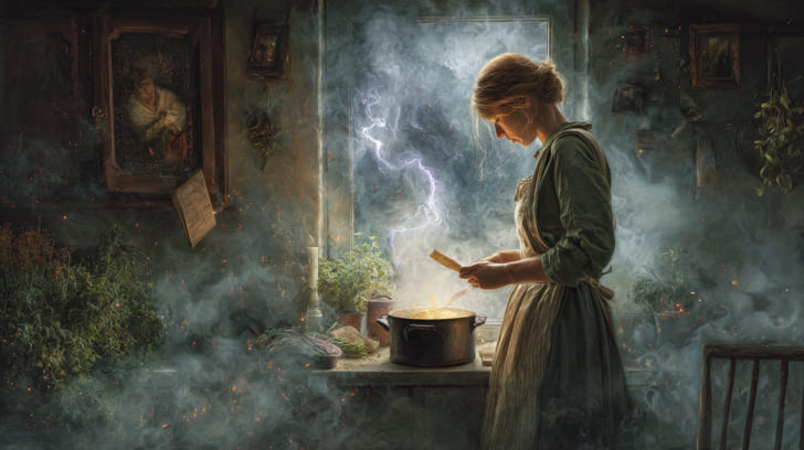 Transit Ceres Square Natal Moon Illustration