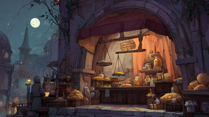 Transit Ceres Square Natal Part of Fortune Illustration