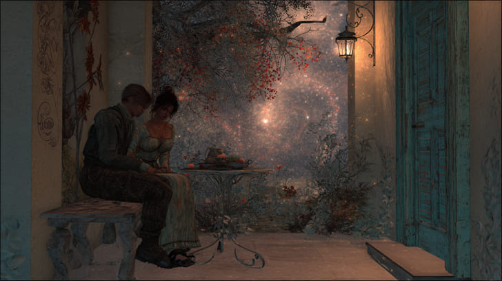 Transit Ceres Trine Natal Descendant Illustration