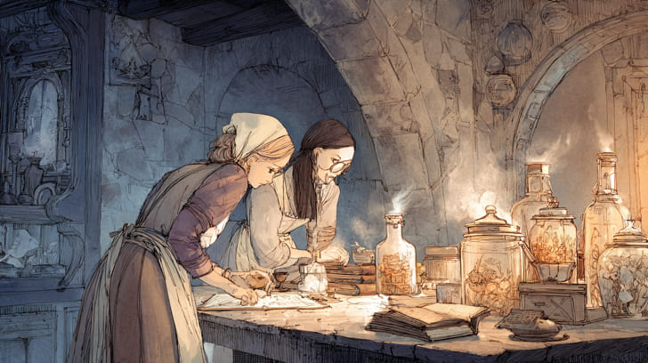 Transit Ceres Trine Natal Mercury Illustration