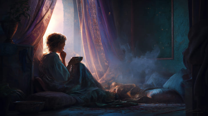 Transit Ceres Trine Natal Moon Illustration