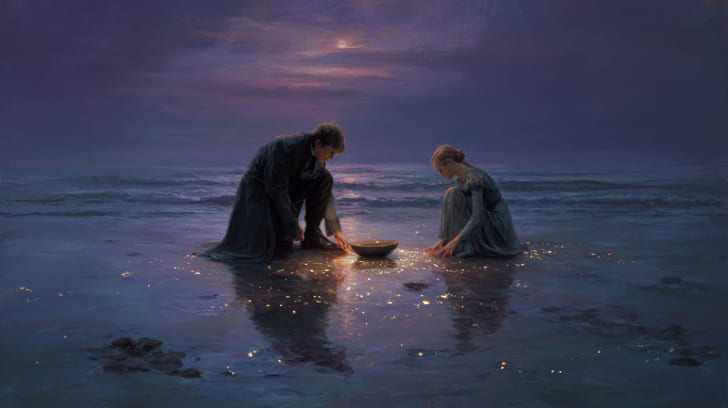 Transit Ceres Trine Natal Neptune Illustration