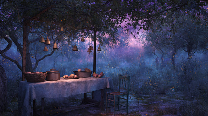 Transit Ceres Trine Natal Part of Fortune Illustration