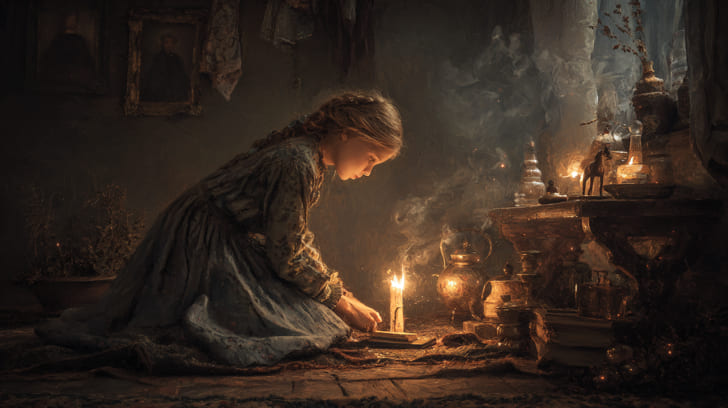 Transit Chiron Conjunction Natal Imum Coeli Illustration