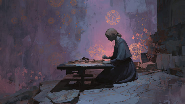 Transit Chiron Conjunction Natal Pallas Athena Illustration