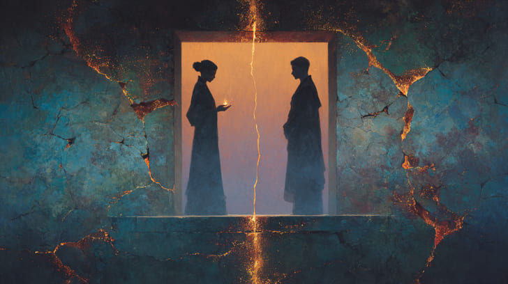 Transit Chiron Opposition Natal Descendant Illustration