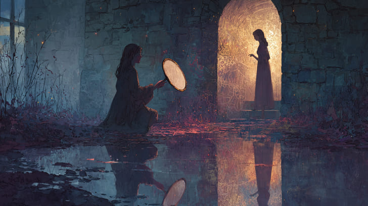 Transit Chiron Opposition Natal Psyche Illustration