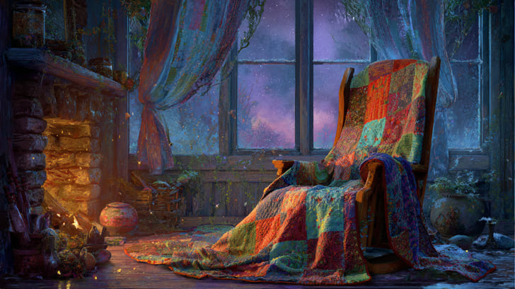 Transit Chiron Sextile Natal Imum Coeli Illustration