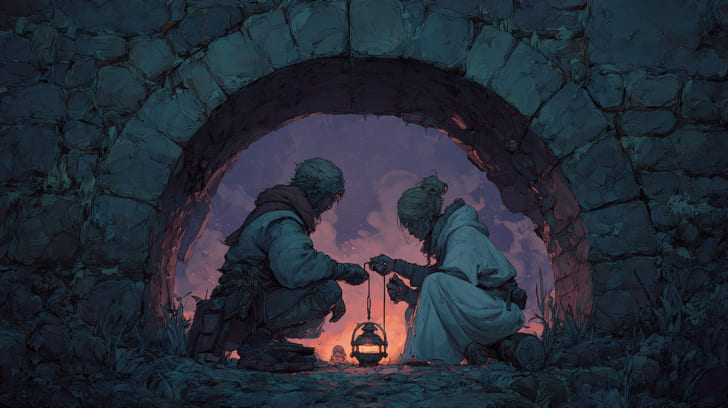 Transit Chiron Sextile Natal Juno Illustration