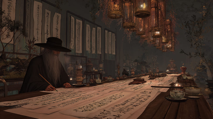 Transit Chiron Sextile Natal Mercury Illustration