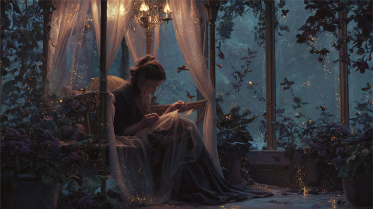 Transit Chiron Sextile Natal Psyche Illustration