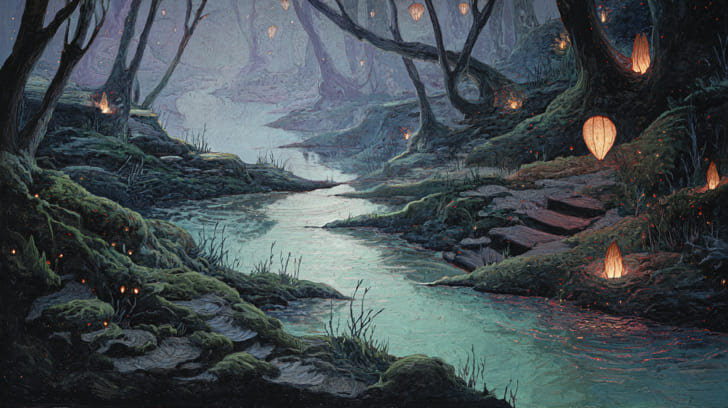 Transit Chiron Sextile Natal South Node Illustration