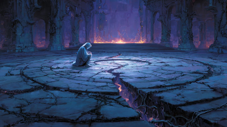 Transit Chiron Square Natal Pluto Illustration