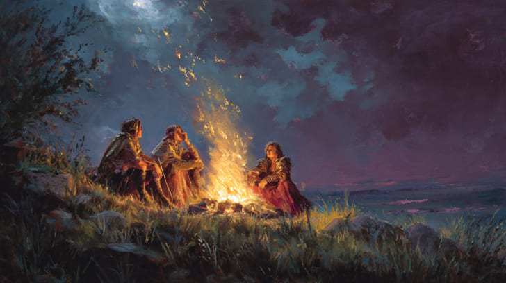 Transit Chiron Trine Natal Jupiter Illustration