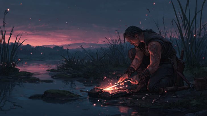 Transit Chiron Trine Natal Mars Illustration