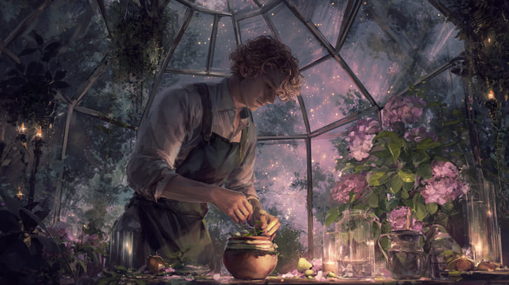 Transit Chiron Trine Natal Venus Illustration