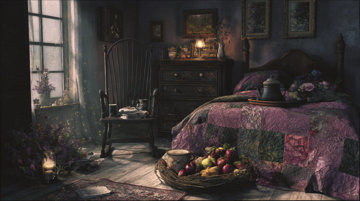 Transit Eros Conjunction Natal Imum Coeli Illustration