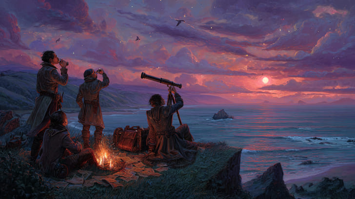 Transit Eros Conjunction Natal Jupiter Illustration