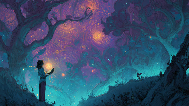 Transit Eros Conjunction Natal Sun Illustration