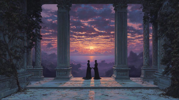 Transit Eros Opposition Natal Descendant Illustration