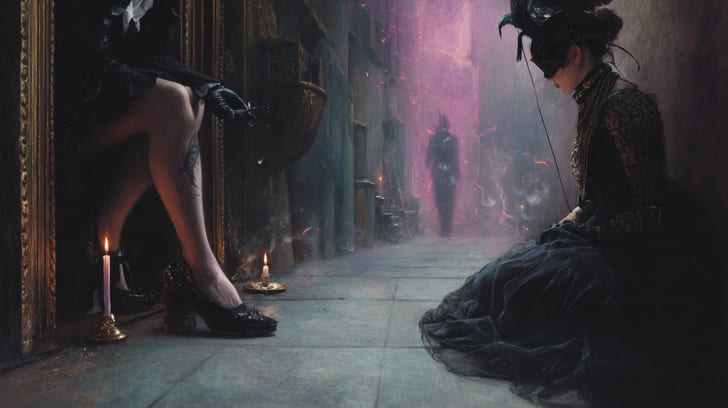 Transit Eros Opposition Natal Lilith Illustration