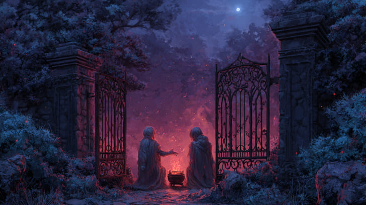 Transit Eros Opposition Natal Saturn Illustration