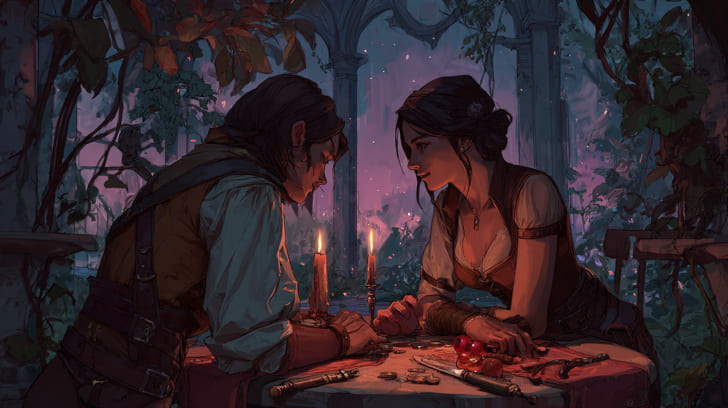 Transit Eros Opposition Natal Venus Illustration