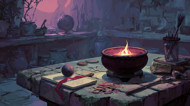 Transit Eros Opposition Natal Vesta Illustration