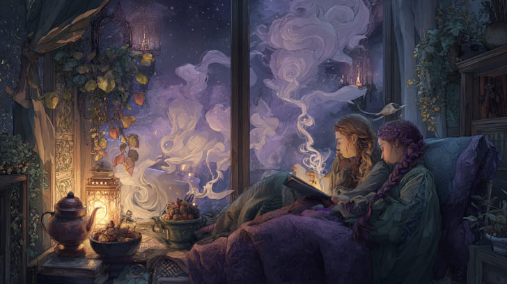 Transit Eros Sextile Natal Moon Illustration