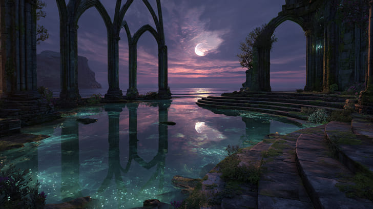 Transit Eros Sextile Natal Neptune Illustration