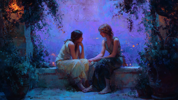 Transit Eros Sextile Natal Venus Illustration