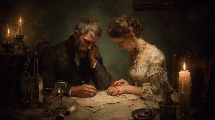 Transit Eros Square Natal Juno Illustration