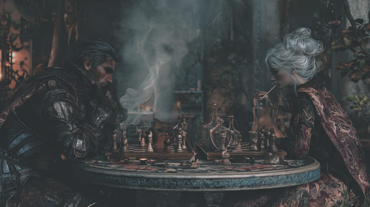 Transit Eros Square Natal Mercury Illustration