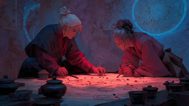 Transit Eros Square Natal Pallas Athena Illustration