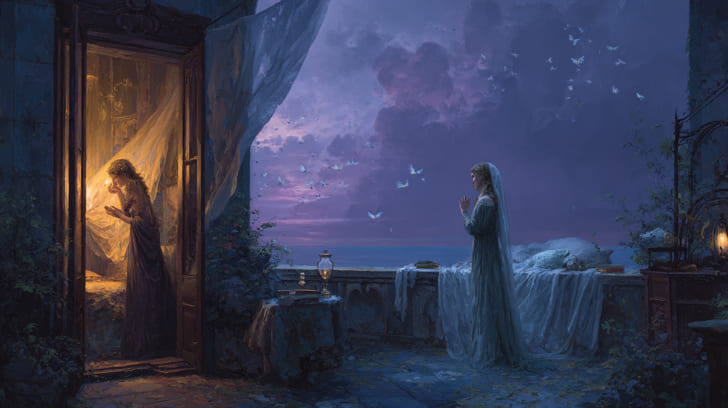 Transit Eros Square Natal Psyche Illustration