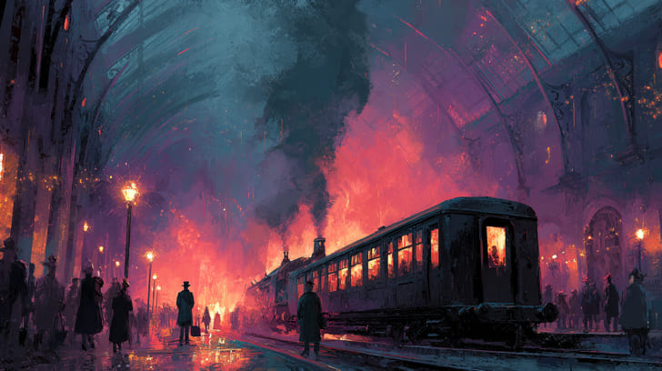 Transit Eros Square Natal South Node Illustration