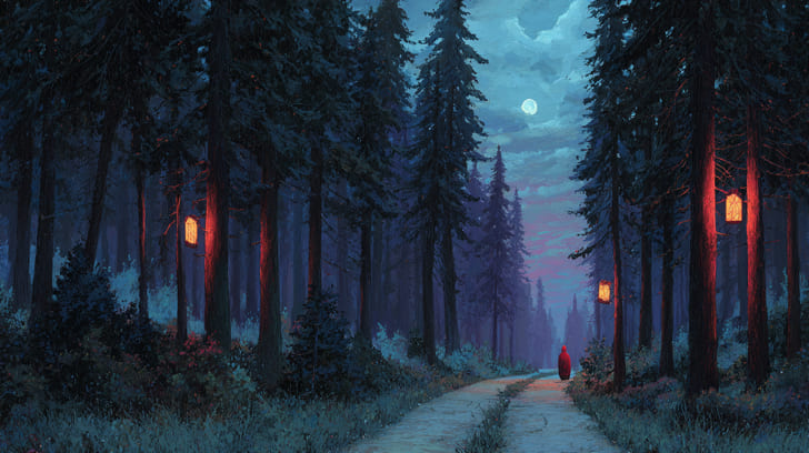 Transit Eros Trine Natal North Node Illustration