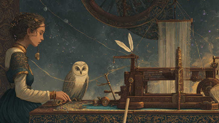 Transit Eros Trine Natal Pallas Athena Illustration