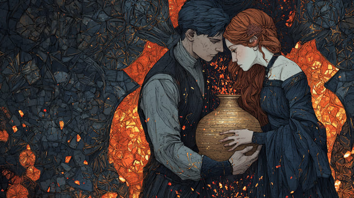 Transit Eros Trine Natal Pluto Illustration