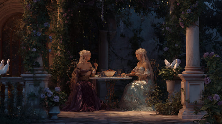 Transit Eros Trine Natal Venus Illustration