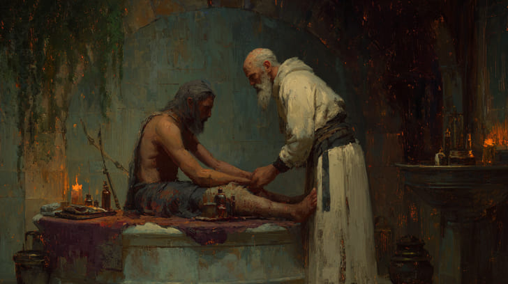 Transit Hygiea Conjunction Natal Chiron Illustration