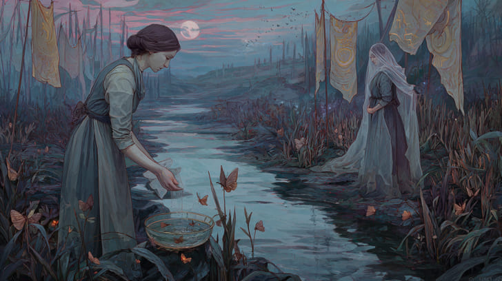 Transit Hygiea Conjunction Natal Psyche Illustration