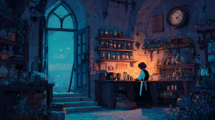 Transit Hygiea Conjunction Natal Saturn Illustration